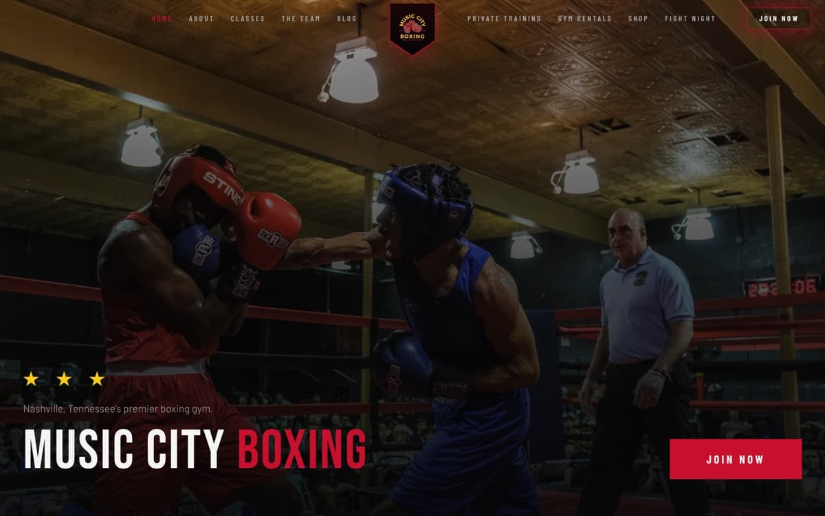 The Music City Boxing hero, as it ships