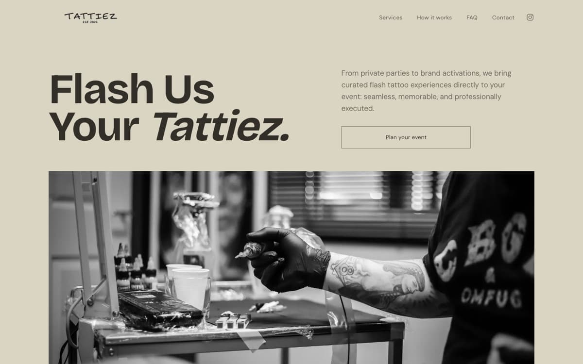 The Tattiez hero, as it ships